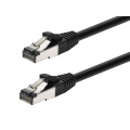 Black Double-Shielded Cat8 Patch Cable