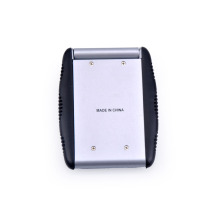 Pocket calculator with plastic cover