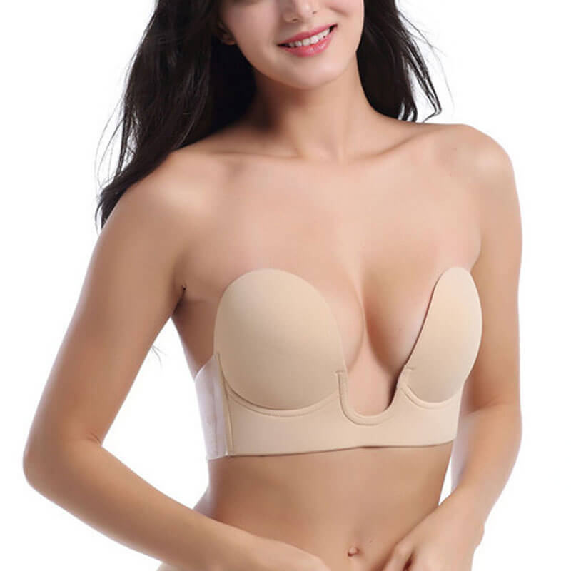 Best Selling Latest Hot Girls Push Up Bra Woman Adhesive Bra