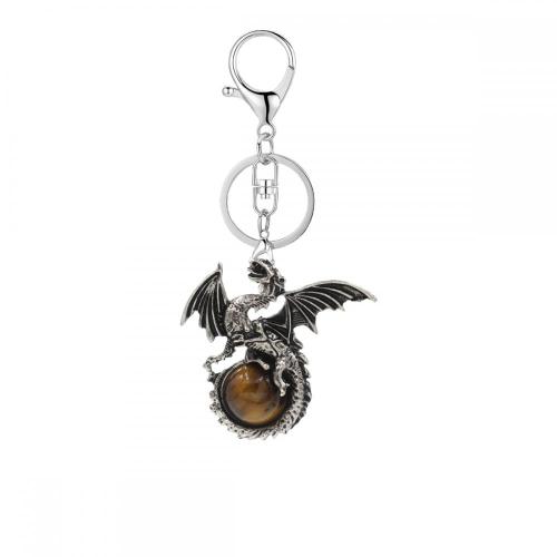 Pterosaur Gem Crystal Pendant Keyring