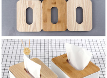 bamboo and wood cover drawer can add LOGO