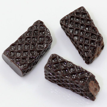 Biscotti al cioccolato Dessert Perline Slime 100 pezzi / borsa per decorazioni artigianali fatte a mano Articoli fai-da-te per bambini Charms per la decorazione del telefono giocattolo