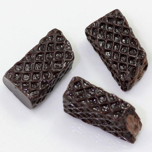 Chocolate Cookies Dessert Beads Slime 100pcs/bag For Handmade Craft Decor DIY Items For Kids Toy Phone Decor Charms