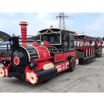 China Manufacturer Customized 42 Seats Merry Christmas Trackless Train