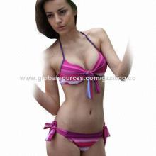 Women's Bikini, Under-wire Bikini Top and Tie Off Bottom