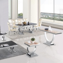 UK Style Choice Furniture Supper China Manufacture Rectangle Luxury Natural Marble Top Dining Table Sets" 

However, for better SEO and readability, consider shortening or adjusting it slightly:

"UK Style Luxury Marble Top Dining Table Sets - China Manuf