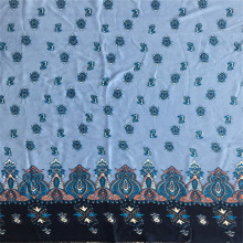 Rayon Border Print Fabric