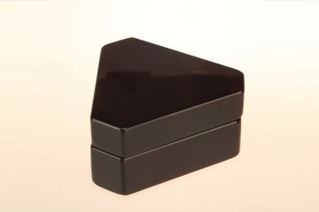 Elegant wooden clock jewel case