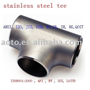 Duplex&super duplex stainless steel tee