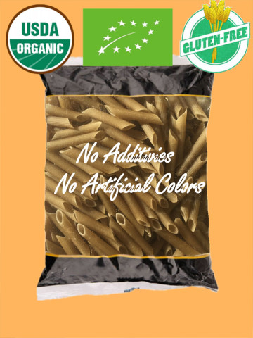 Organic Gluten Free Brown Rice Penne Pasta