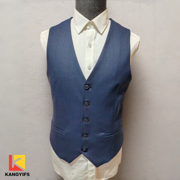 Elegant Business Style Leather Vest