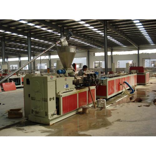 WPC PVC wood plastic making machine