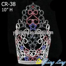 Colored Star Tiara Rhinestone Indian Accessoires