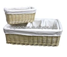 Rectangular Willow Basket with Liners Wholesale Willow Basket