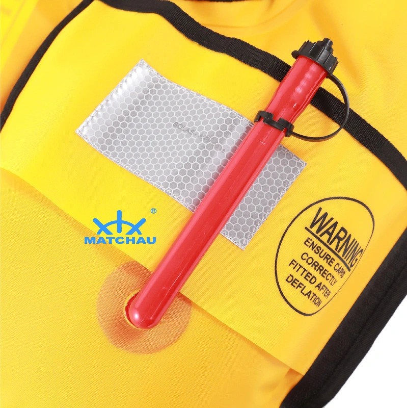 Matchau Marine Inflatable Life Jacket /Vest with Whistle