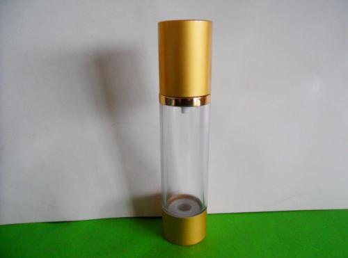 Botol kedap udara vakum botol 50ml pengap emas botol