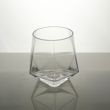 wholesale Polygonal crystal glass whiskey glasses