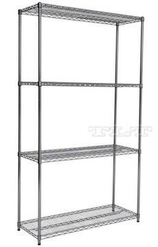 Chrome wire shelving