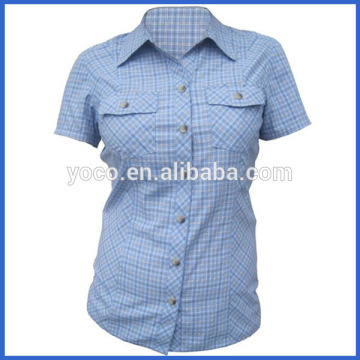 100% cotton ladies summer shirts