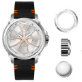 Stainless steel Rim design Mechancial Automatic watch