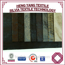 100 Polyester Sofa Leather Like Suede, Snake Skin Printing Pattern fabric