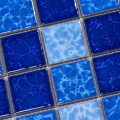 Serie de horno Blues Ceramic Mosaic Natwimming Pound Tiles