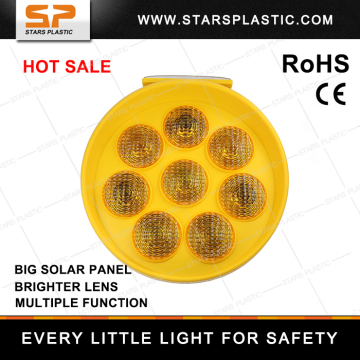 Arabic road security solar strobe lights solar barricade warning light