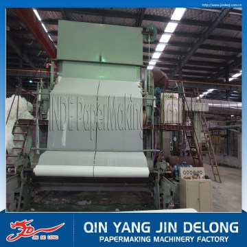 Jumbo recycling waste paper machine toilet tissue roll paper making machine