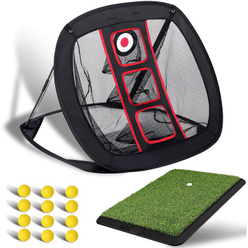 Filet à déchiqueter pour pratique de golf escamotable