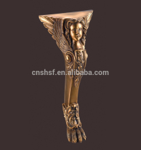 B06 Antique Brass Leg for Coffee Tables