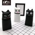 Custom cute cartoon cat PU pencil case