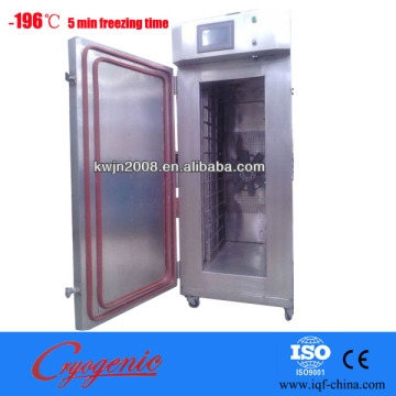 china stainless steel liquid nitrogen quick freezing machine