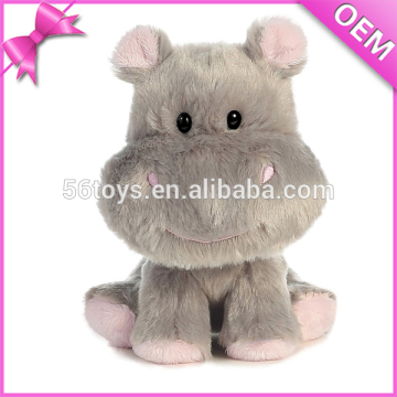 hippo plush toy/baby hippo toy/soft baby hippo animal toy