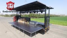 12x8.7x6.3m floor Evangelism Stage Trailer
