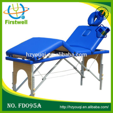 New Cheap Aluminium Folded Medical Therapeutic massage table/short massage table