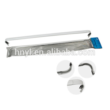 Shower curtain rod flexible