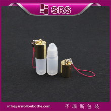 SRS plastic 3ml mini bottle with roller ball