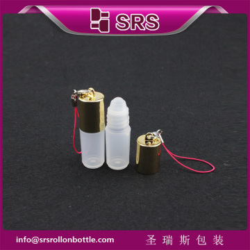 SRS plastic 3ml mini bottle with roller ball