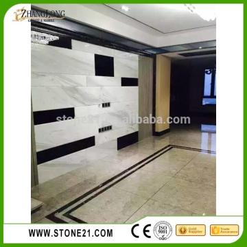 Volakas white marble decorative stone wall panels, interior decorative wall stone panels