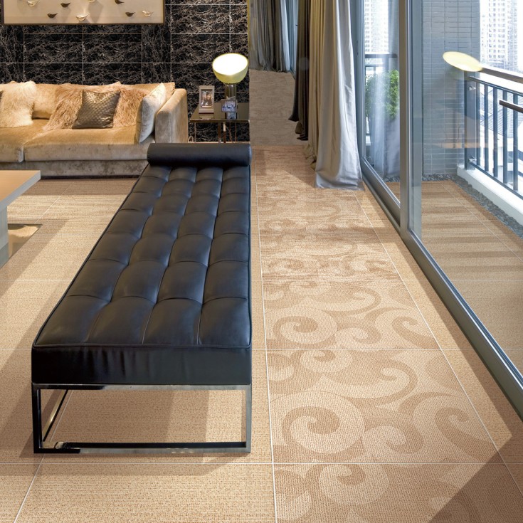 Texture Effect Glazed Ceramic Floor Tiles 60X60cm No. Sc69016