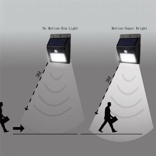 मोशन सेंसर के साथ IP65 अनुकूलनीय सौर लाइट