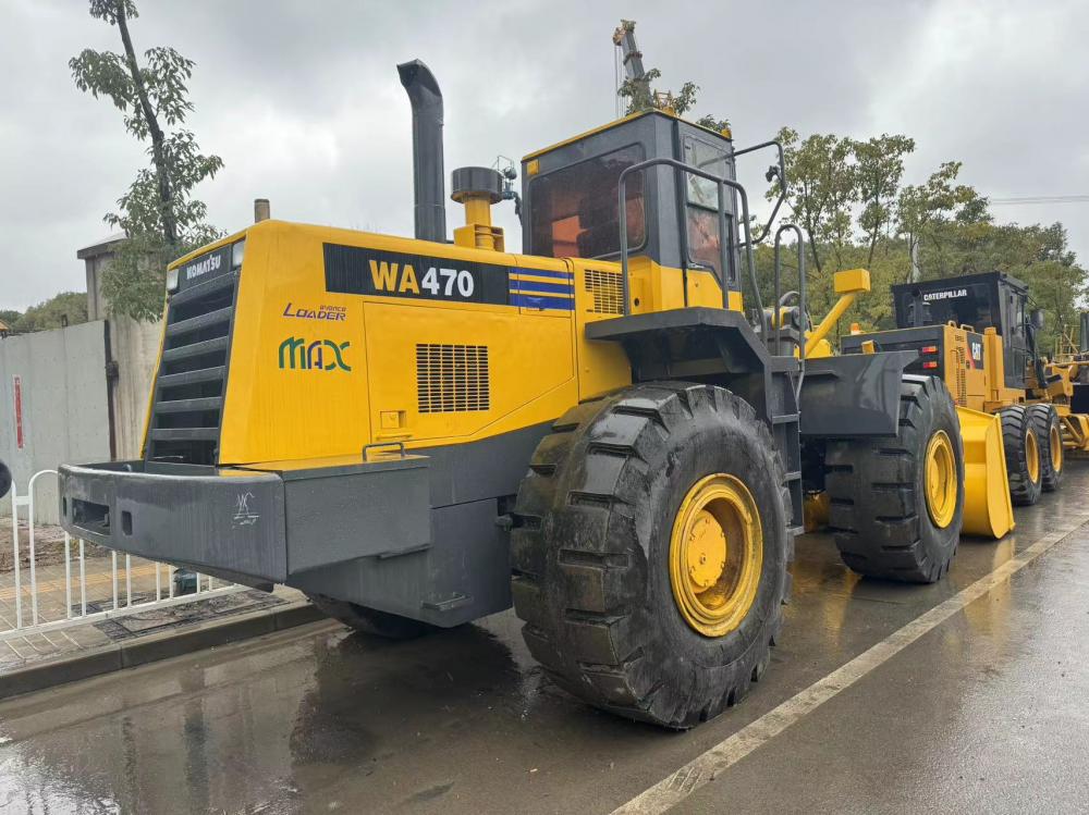 Digunakan Kondisi Baik Komatsu Wheel Loader WA470 WA470-3