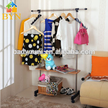 BYN adjustable garment shelves rack DQ-0957