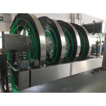 Vertical Spiral Conveyor for Lifting Small Box Carton Chain