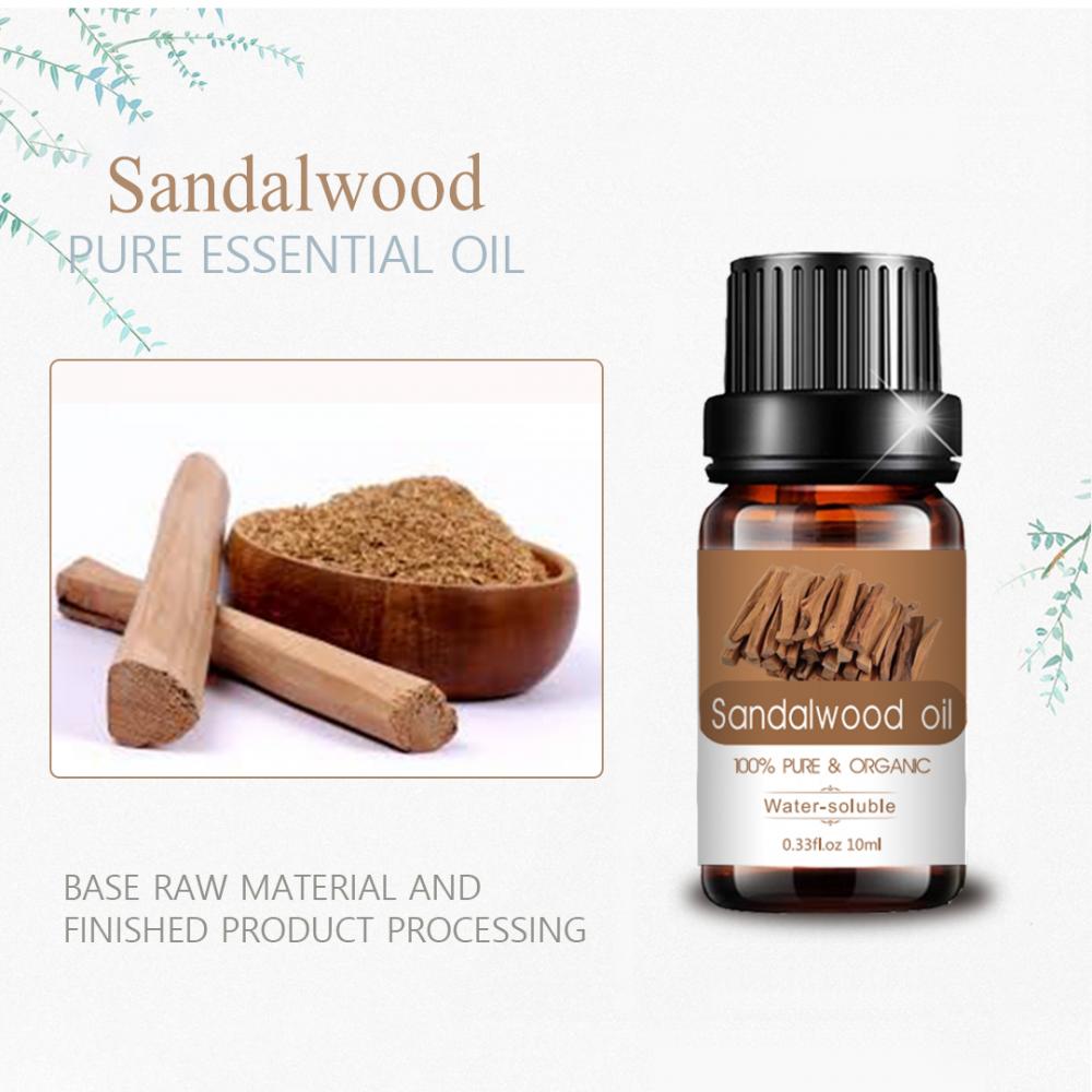 Хеле гарм кардани нутқҳои ҳунарбанди Sandalwood барои нигоҳубини пӯст