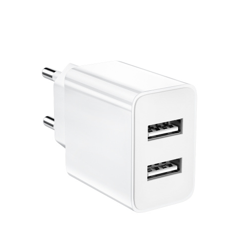 Telefoonlader 12W USB Wall Charger 2-Ports Adapter