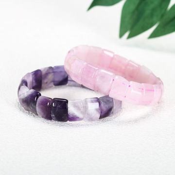 Natural Energy Stone Bangle Purple Amethyst