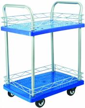 150kgs double layer Platform push Hand Trolley