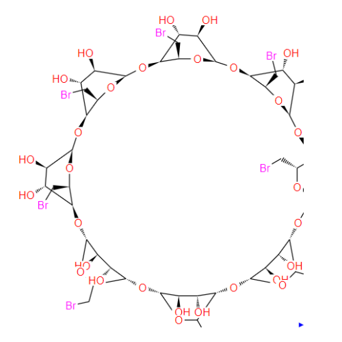 Octakis- (6-Bromo-6-desoxi) -γ-ciclodextrina CAS: 53784-84-2