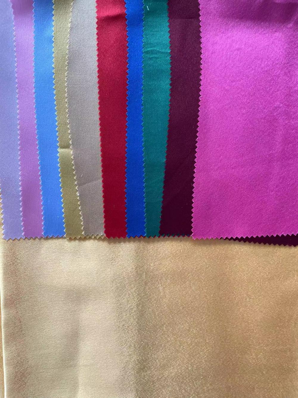 100%Polyester Back Crepe Satin Fabric